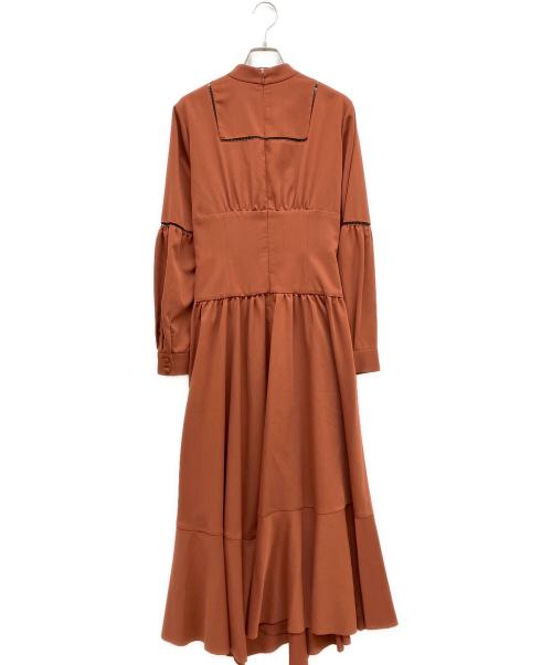Ameri（アメリ）Ameri (アメリ) LACE UP BELT DRESS ブラウン サイズ:SIZE Mの古着・服飾アイテム