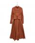 Ameri（アメリ）の古着「LACE UP BELT DRESS」｜ブラウン
