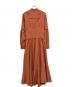 Ameri (アメリ) LACE UP BELT DRESS ブラウン サイズ:SIZE M：7000円