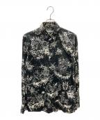 GIVENCHYジバンシィ）の古着「総柄シャツ」｜ブラック