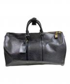 LOUIS VUITTONルイ ヴィトン）の古着「トラベルバッグ エピ キーポル 45」｜ブラック