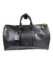 LOUIS VUITTON（ルイ ヴィトン）の古着「トラベルバッグ エピ キーポル 45」｜ブラック
