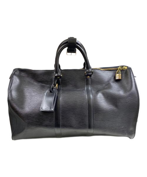 LOUIS VUITTON（ルイ ヴィトン）LOUIS VUITTON (ルイ ヴィトン) トラベルバッグ エピ キーポル 45 ブラックの古着・服飾アイテム