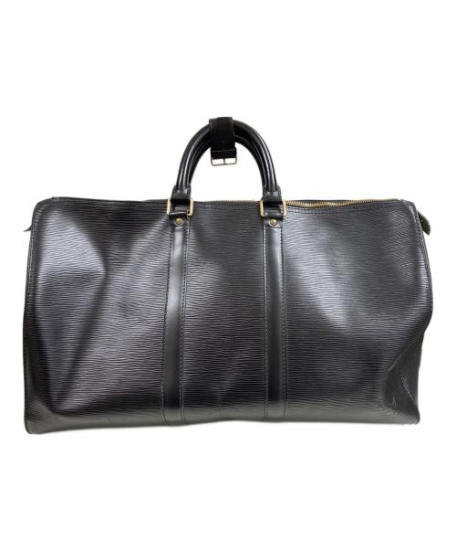 LOUIS VUITTON（ルイ ヴィトン）LOUIS VUITTON (ルイ ヴィトン) トラベルバッグ エピ キーポル 45 ブラックの古着・服飾アイテム