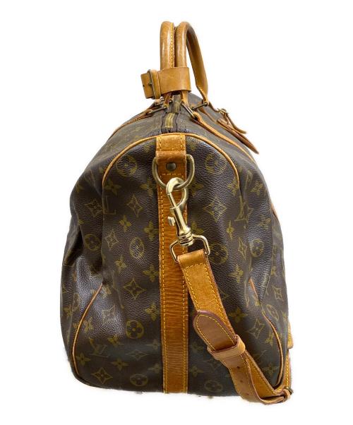 LOUIS VUITTON（ルイ ヴィトン）LOUIS VUITTON (ルイ ヴィトン) キーポル バンドリエール50 モノグラム ボストンバッグ ブラウンの古着・服飾アイテム