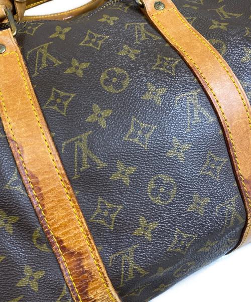 LOUIS VUITTON（ルイ ヴィトン）LOUIS VUITTON (ルイ ヴィトン) キーポル バンドリエール50 モノグラム ボストンバッグ ブラウンの古着・服飾アイテム