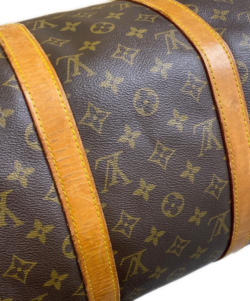 LOUIS VUITTON（ルイ ヴィトン）LOUIS VUITTON (ルイ ヴィトン) キーポル バンドリエール50 モノグラム ボストンバッグ ブラウンの古着・服飾アイテム