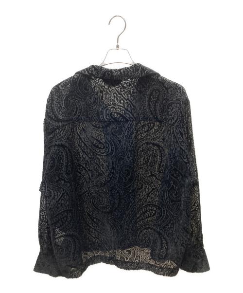 jieda（ジエダ）Jieda (ジエダ) OPAL OPEN COLLAR SHIRT ブラック サイズ:2の古着・服飾アイテム