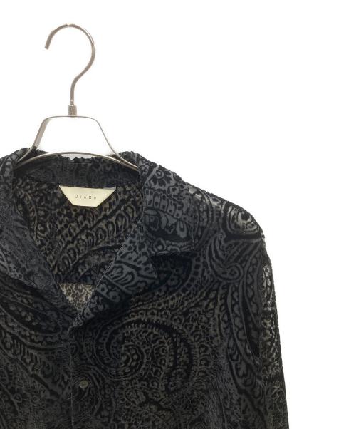 jieda（ジエダ）Jieda (ジエダ) OPAL OPEN COLLAR SHIRT ブラック サイズ:2の古着・服飾アイテム