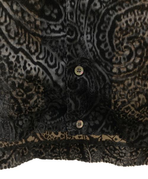 jieda（ジエダ）Jieda (ジエダ) OPAL OPEN COLLAR SHIRT ブラック サイズ:2の古着・服飾アイテム