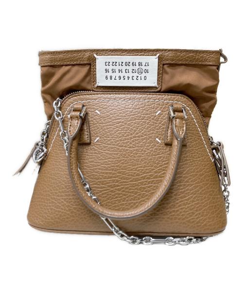 Maison Margiela 11（メゾンマルジェラ 11）Maison Margiela 11 (メゾンマルジェラ 11) 5ACマイクロショルダーバッグ ブラウンの古着・服飾アイテム