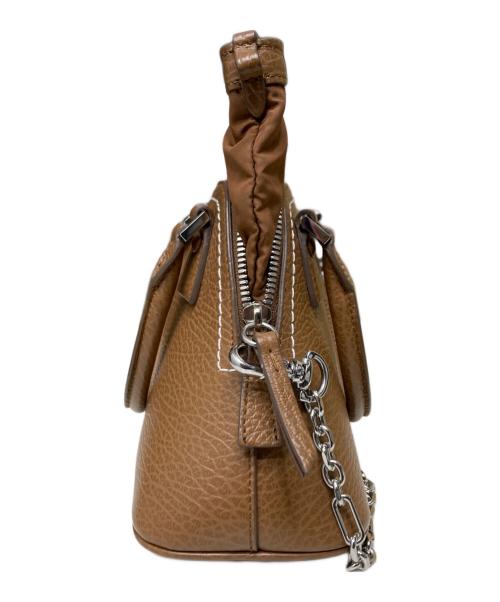 Maison Margiela 11（メゾンマルジェラ 11）Maison Margiela 11 (メゾンマルジェラ 11) 5ACマイクロショルダーバッグ ブラウンの古着・服飾アイテム