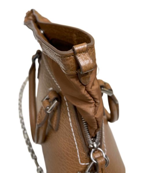 Maison Margiela 11（メゾンマルジェラ 11）Maison Margiela 11 (メゾンマルジェラ 11) 5ACマイクロショルダーバッグ ブラウンの古着・服飾アイテム