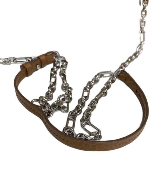 Maison Margiela 11（メゾンマルジェラ 11）Maison Margiela 11 (メゾンマルジェラ 11) 5ACマイクロショルダーバッグ ブラウンの古着・服飾アイテム