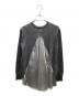 sacai (サカイ) バック切替クルーネックカーディガン グレー サイズ:1：6000円