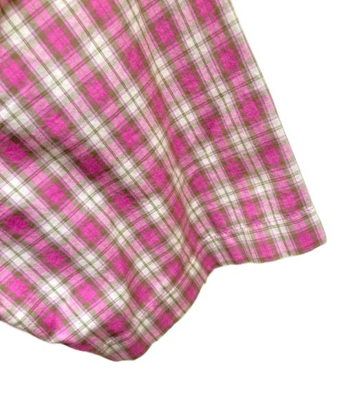 SUPREME（シュプリーム）SUPREME (シュプリーム) Mini Plaid S/S Shirt チェックシャツ ピンク サイズ:Sの古着・服飾アイテム