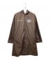 UNDERCOVER（アンダーカバー）の古着「プリントフーデットコート」｜ブラウン