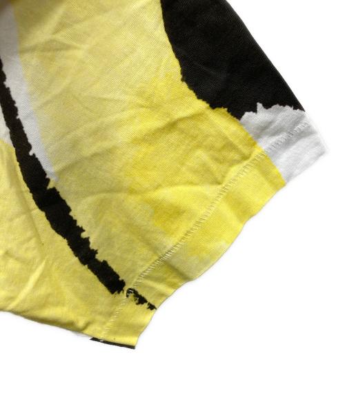 KENZO（ケンゾー）KENZO (ケンゾー) SEASONAL GRAPHIC OVERSIZE TS プリントTシャツ ホワイト×イエロー サイズ:Lの古着・服飾アイテム