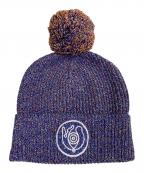 LOEWEロエベ）の古着「メランジニットビーニー ニット帽」｜ブルー