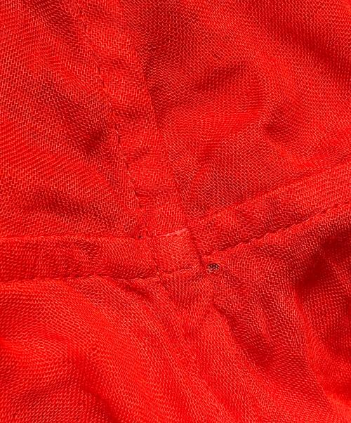 YOHJI YAMAMOTO（ヨウジヤマモト）YOHJI YAMAMOTO (ヨウジヤマモト) レーヨン二重ガーゼシャツ レッド サイズ:SIZE 1の古着・服飾アイテム