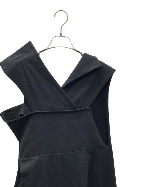 YOHJI YAMAMOTO（ヨウジヤマモト）YOHJI YAMAMOTO (ヨウジヤマモト) ノースリーブワンピース ブラック サイズ:SIZE 1の古着・服飾アイテム