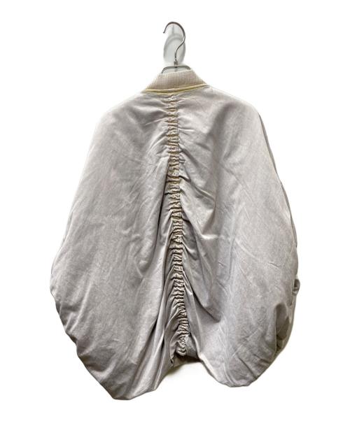 Maison MIHARA YASUHIRO（メゾン ミハラ ヤスヒロ）Maison MIHARA YASUHIRO (メゾン ミハラ ヤスヒロ) C/R SATIN MA-1 サテンMA-1 ブルゾン ピンク サイズ:SIZE 36の古着・服飾アイテム