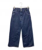 CLESSTEクレスト）の古着「ワイドデニムパンツ」｜ブルー