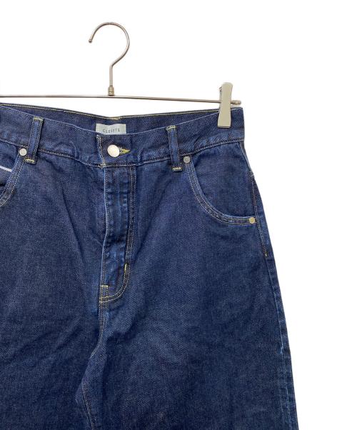 CLESSTE（クレスト）CLESSTE (クレスト) ワイドデニムパンツ ブルー サイズ:SIZE 1の古着・服飾アイテム