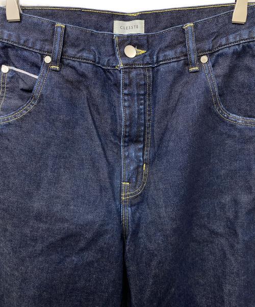 CLESSTE（クレスト）CLESSTE (クレスト) ワイドデニムパンツ ブルー サイズ:SIZE 1の古着・服飾アイテム