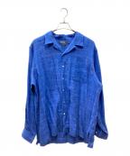 POLO RALPH LAURENポロ・ラルフローレン）の古着「CRAYTON オープンカラー リネンチェックシャツ」