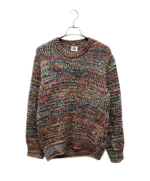 gadid anoniem（ガディッド アノニム）GADID ANONIEM (ガディッド アノニム) DIDI / MULTI カシミヤブレンドウールニット マルチカラー サイズ:FREEの古着・服飾アイテム