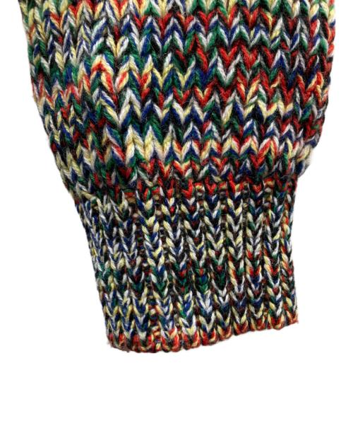 gadid anoniem（ガディッド アノニム）GADID ANONIEM (ガディッド アノニム) DIDI / MULTI カシミヤブレンドウールニット マルチカラー サイズ:FREEの古着・服飾アイテム