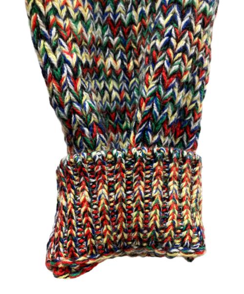 gadid anoniem（ガディッド アノニム）GADID ANONIEM (ガディッド アノニム) DIDI / MULTI カシミヤブレンドウールニット マルチカラー サイズ:FREEの古着・服飾アイテム