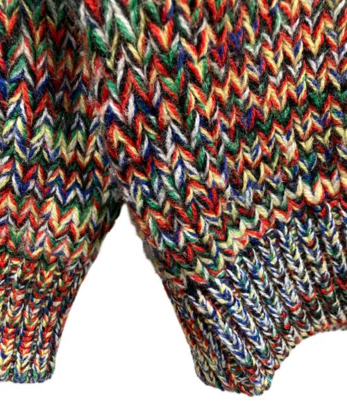 gadid anoniem（ガディッド アノニム）GADID ANONIEM (ガディッド アノニム) DIDI / MULTI カシミヤブレンドウールニット マルチカラー サイズ:FREEの古着・服飾アイテム