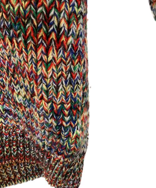 gadid anoniem（ガディッド アノニム）GADID ANONIEM (ガディッド アノニム) DIDI / MULTI カシミヤブレンドウールニット マルチカラー サイズ:FREEの古着・服飾アイテム