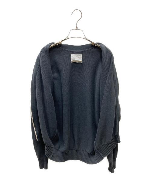 RE-PURPOSE by L’ECHOPPE（レパーパスバイレショップ）RE-PURPOSE by L’ECHOPPE (レパーパスバイレショップ) ジップアップニットカーディガン ブラック サイズ:Freeの古着・服飾アイテム