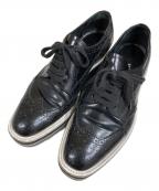 PRADAプラダ）の古着「CALZATURE DOMNA ウィングチップシューズ」｜ブラック