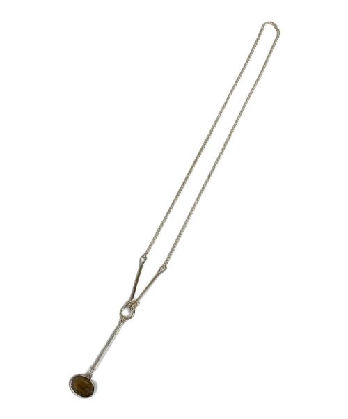 Georg Jensen（ジョージジェンセン）Georg Jensen (ジョージジェンセン) Savannah Sterling Silver and Smokey Quartz Pendant サバンナ ネックレス ペンダント シルバーの古着・服飾アイテム