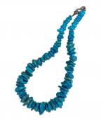 RALPH LAURENラルフローレン）の古着「925 ナゲットターコイズネックレス」｜ブルー