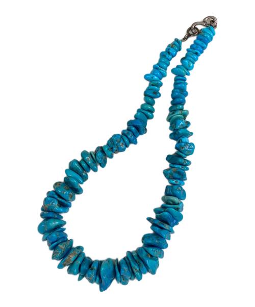 RALPH LAUREN（ラルフローレン）RALPH LAUREN (ラルフローレン) 925 ナゲットターコイズネックレス ブルーの古着・服飾アイテム