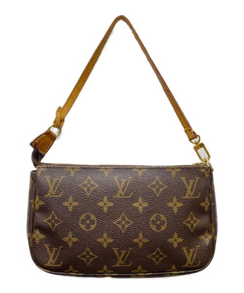 LOUIS VUITTON（ルイ ヴィトン）LOUIS VUITTON (ルイ ヴィトン) ポシェット・アクセソワール モノグラム ポーチ ブラウンの古着・服飾アイテム
