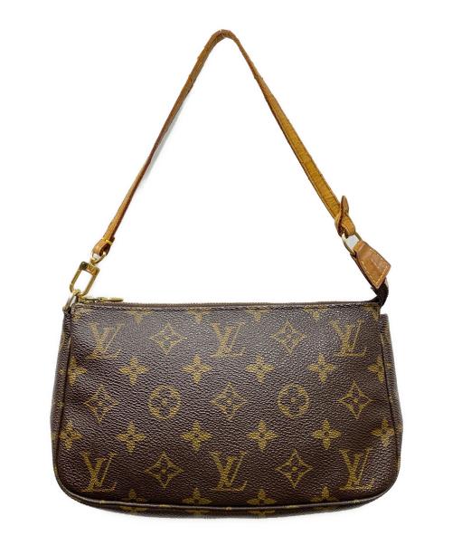 LOUIS VUITTON（ルイ ヴィトン）LOUIS VUITTON (ルイ ヴィトン) ポシェット・アクセソワール モノグラム ポーチ ブラウンの古着・服飾アイテム