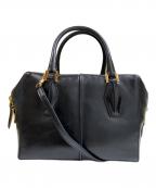 TOD'Sトッズ）の古着「D-STYLING BAULETTO PICCOLO ハンドバッグ」｜ブラック