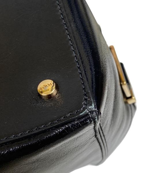 TOD'S（トッズ）TOD'S (トッズ) D-STYLING BAULETTO PICCOLO ハンドバッグ ブラックの古着・服飾アイテム