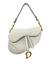 Christian Dior（クリスチャン ディオール）の古着「Saddle Bag サドルバッグ」｜ラテホワイト