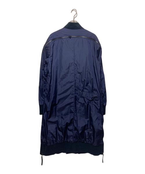 Bajra（バジュラ）Bajra (バジュラ) ナイロンデザインフーデッドコート ネイビー サイズ:3の古着・服飾アイテム