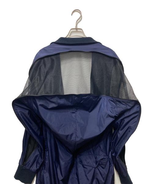 Bajra（バジュラ）Bajra (バジュラ) ナイロンデザインフーデッドコート ネイビー サイズ:3の古着・服飾アイテム