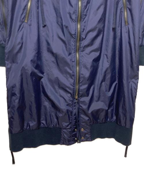 Bajra（バジュラ）Bajra (バジュラ) ナイロンデザインフーデッドコート ネイビー サイズ:3の古着・服飾アイテム