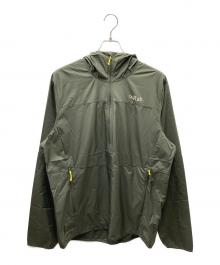 Rab（ラブ）の古着「ウィンドギャザーフーディー フーデッドジャケット」｜オリーブ