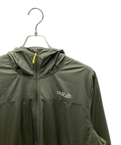 Rab（ラブ）Rab (ラブ) ウィンドギャザーフーディー フーデッドジャケット オリーブ サイズ:XLの古着・服飾アイテム